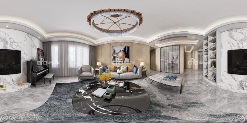 現代極簡整木定制案例效果圖(圖6) 現代極簡整木定制案例效果圖(圖6)