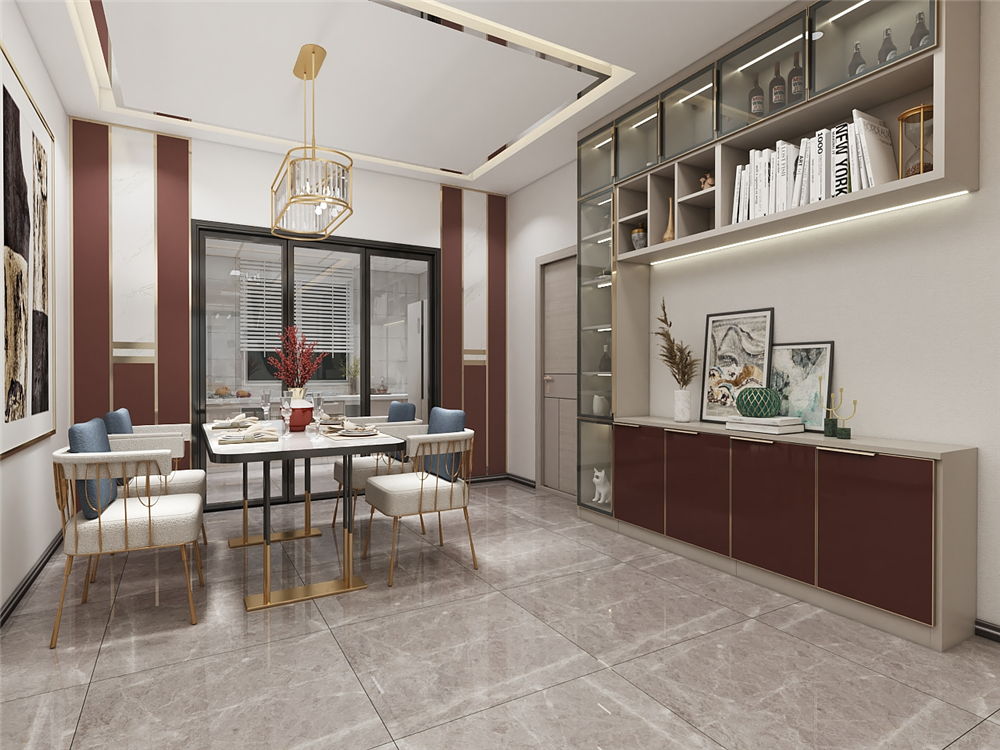 整木定制家居為什么一定要先量尺?(圖2) 整木定制餐廳