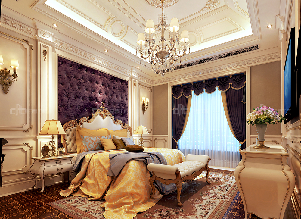 整木定制法式風(fēng)格,金色別墅裝修案例效果圖(圖7) 整木定制法式風(fēng)格,金色別墅裝修案例效果圖(圖7)