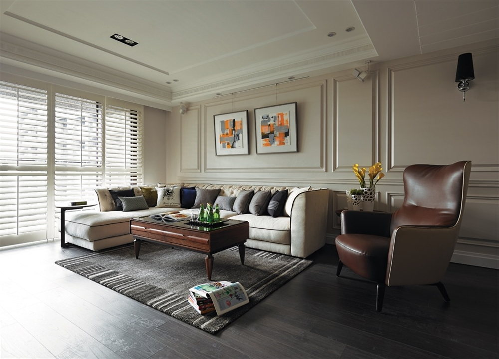 客廳沙發除了配茶幾,還能搭配什么?(圖4) 客廳沙發除了配茶幾,還能搭配什么?(圖4)