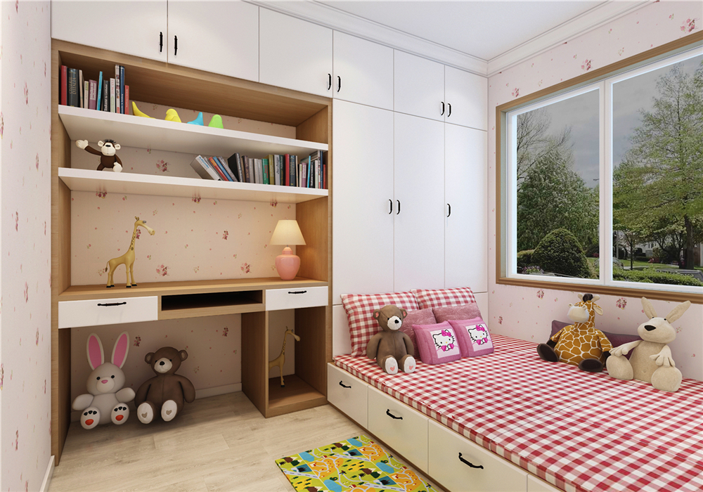 兒童房的衣柜標(biāo)準(zhǔn)尺寸是多少呢?(圖3) 全屋定制衣柜