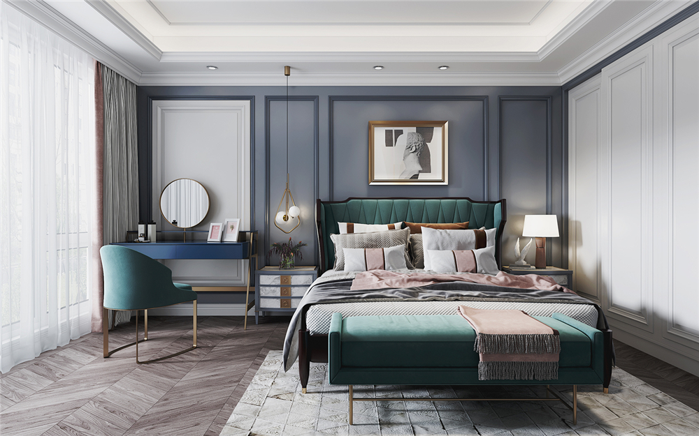 全屋定制臥室有哪些家具 怎么擺放？(圖1)
