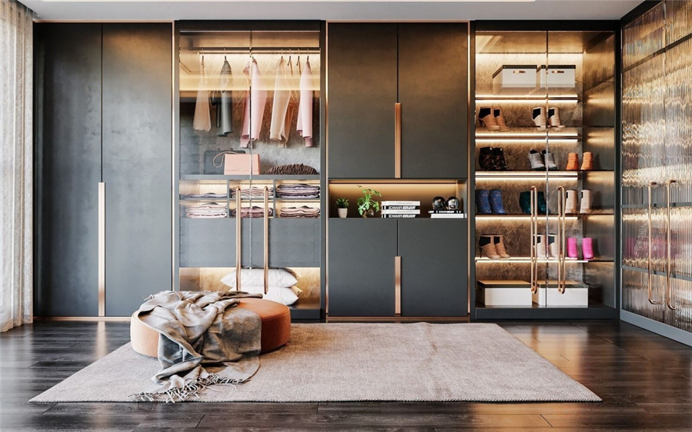 衣柜門(mén)是選擇有把手還是無(wú)把手?(圖1) 衣柜門(mén)是選擇有把手還是無(wú)把手?(圖1)