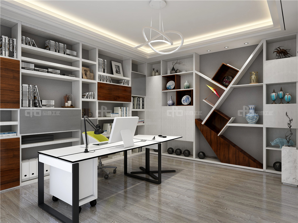 全屋定制書(shū)房要怎么設(shè)計(jì)?(圖3) 全屋定制書(shū)房要怎么設(shè)計(jì)?(圖3)