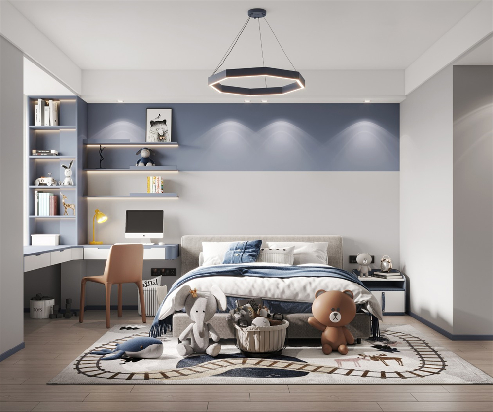 全屋設計兒童房定制要注意什么?(圖3) 全屋設計兒童房定制要注意什么?(圖3)