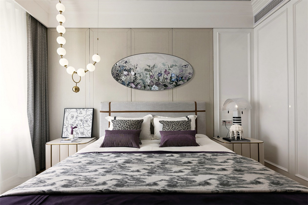 112㎡現代法式浪漫小三房風格案例賞析(圖8) 112㎡現代法式浪漫小三房風格案例賞析(圖8)