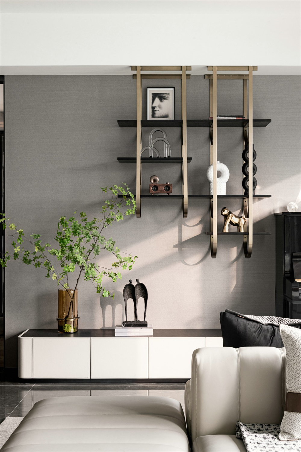 146㎡現代輕奢風格,整木定制圖片(圖4) 146㎡現代輕奢風格,整木定制圖片(圖4)