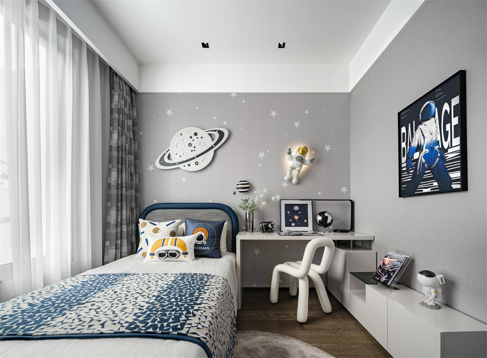 146㎡現代輕奢風格,整木定制圖片(圖14) 146㎡現代輕奢風格,整木定制圖片(圖14)