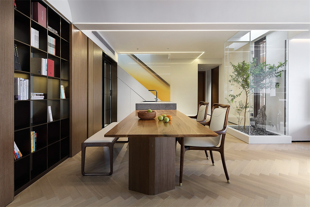 200㎡大平層整木定制，現代極簡風格(圖8)