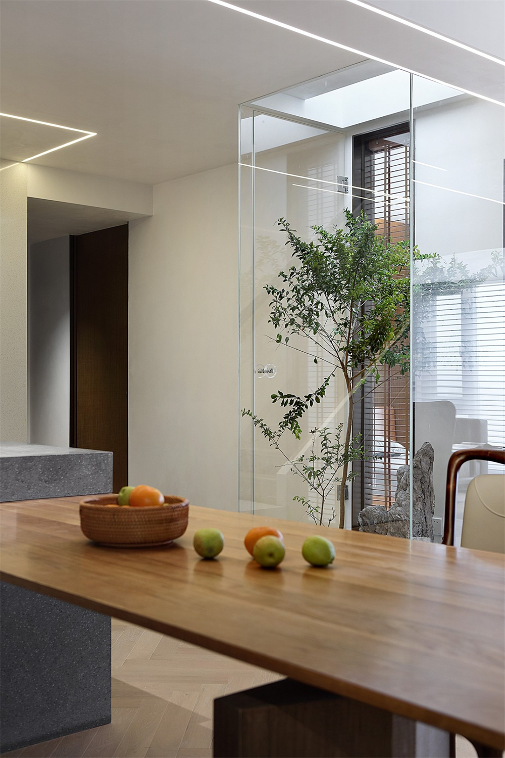 200㎡大平層整木定制，現代極簡風格(圖9)