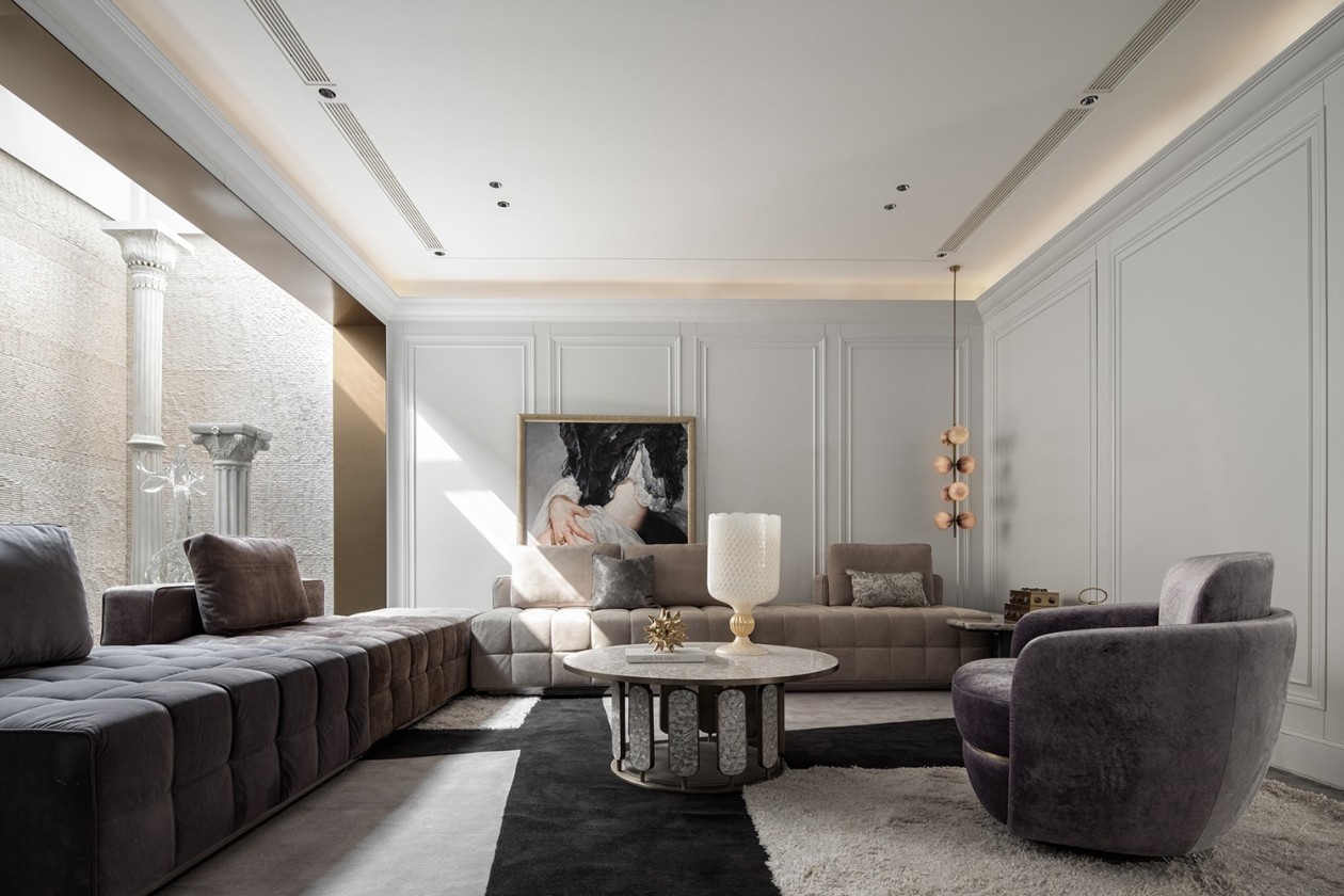 400㎡整木定制別墅設計,法式輕奢風格(圖1) 2.jpg