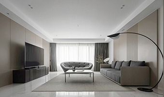 200㎡意式極簡大平層，溫馨理想居所