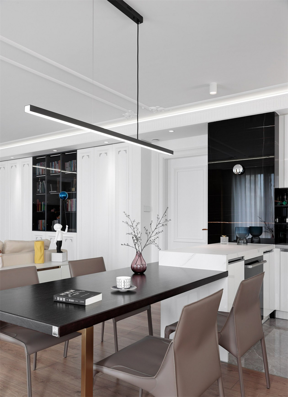 143㎡簡約法式,高級而浪漫的美居(圖11) 11.jpg