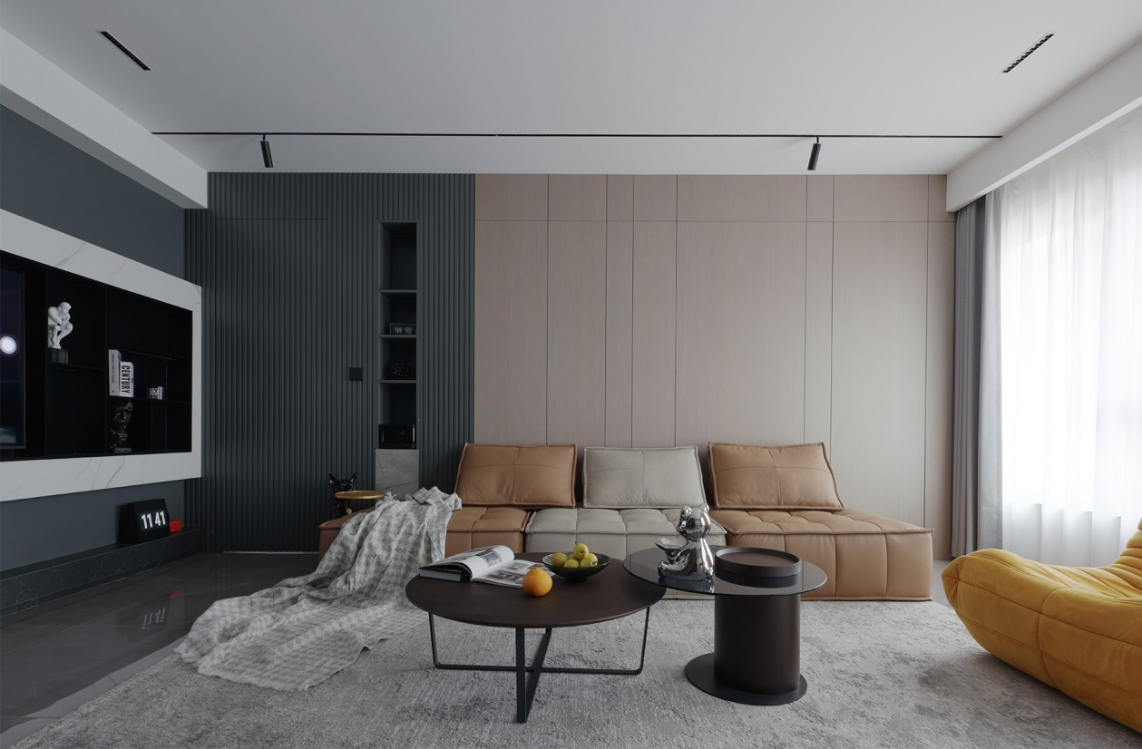 138㎡整木定制復(fù)式,現(xiàn)代極簡(jiǎn)輕奢高級(jí)灰(圖7) 7.jpg