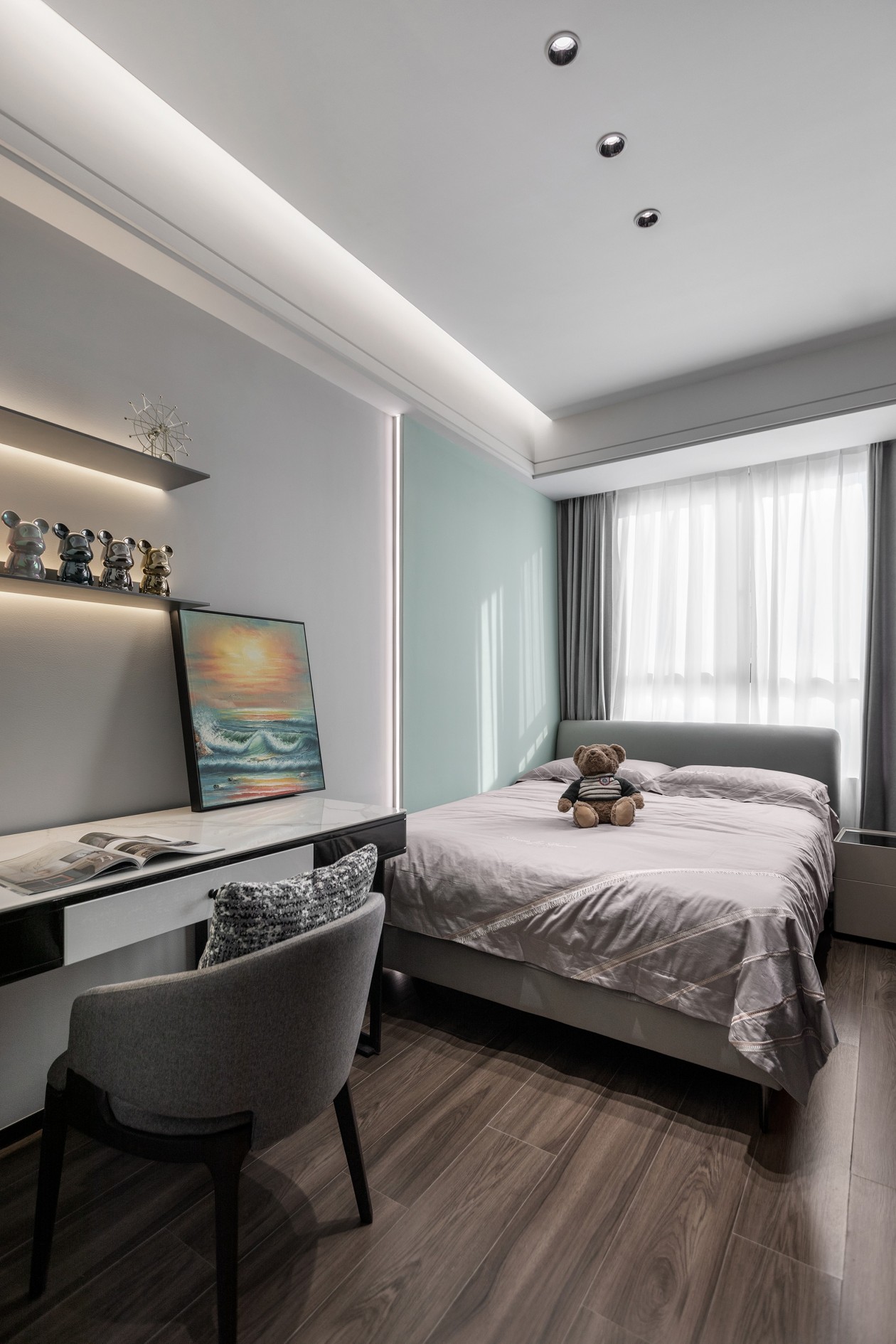 全屋整木定制設計,實拍現代簡約風格裝修(圖12) 12.jpg