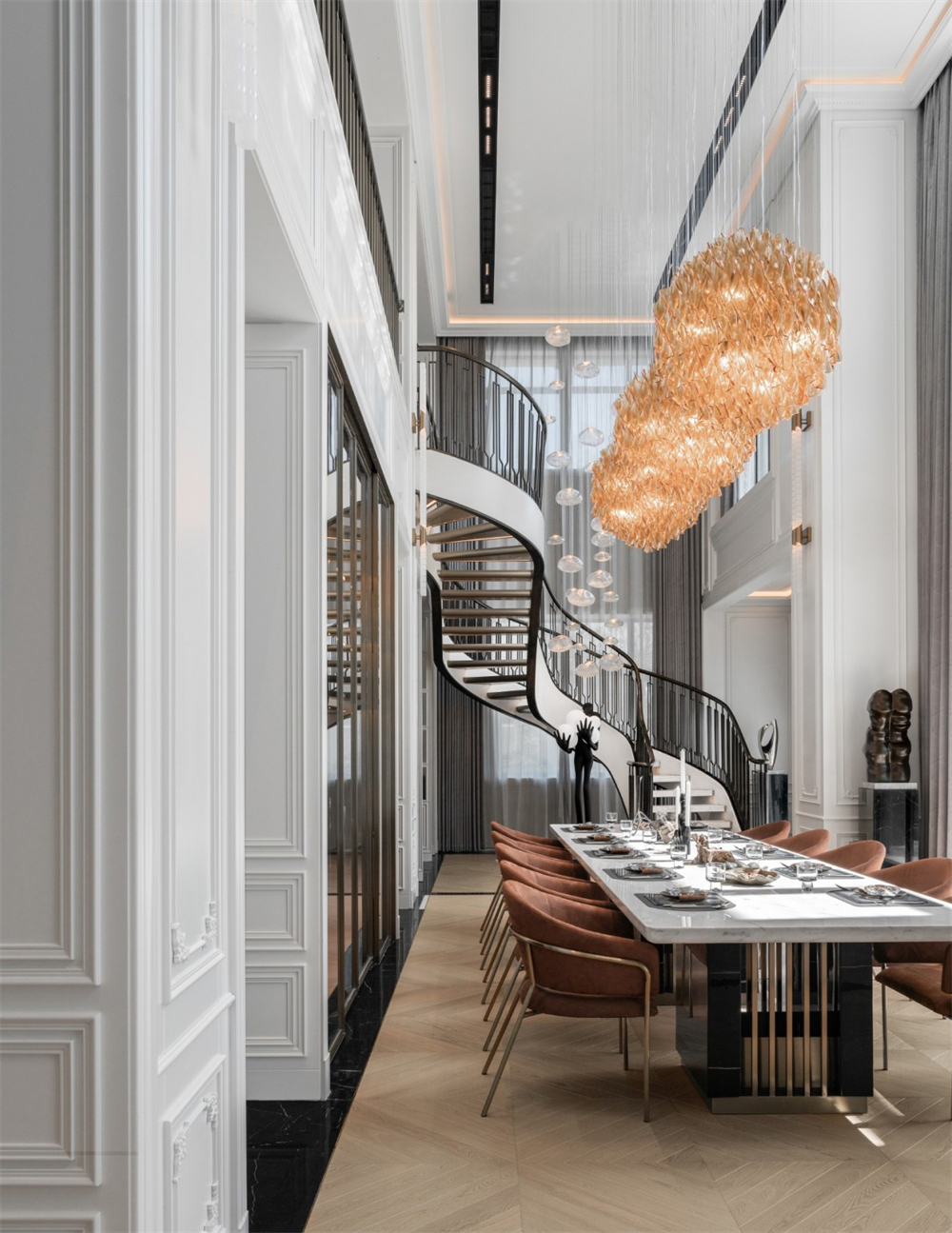 820㎡別墅法式輕奢風格,奢華浪漫豪宅(圖9) 9.jpg