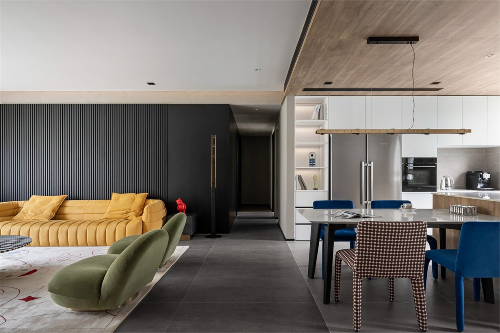 185㎡全屋定制大平層設計,現代風格裝修(圖7) 7.jpg