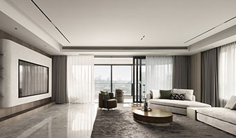 300㎡整木定制大平層，現代簡約高定設計