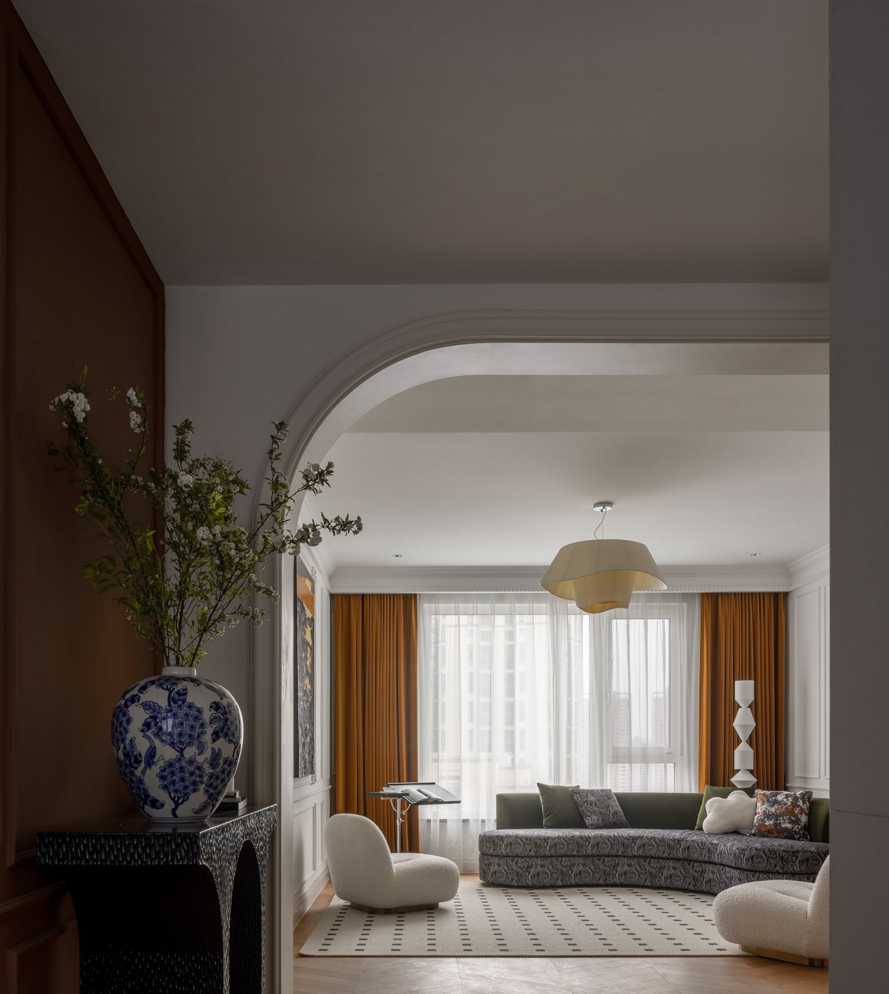 120㎡混油整木定制,浪漫法式輕奢風(圖4) 4.jpg