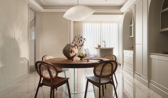 237㎡法式大平層，整木定制效果圖案例