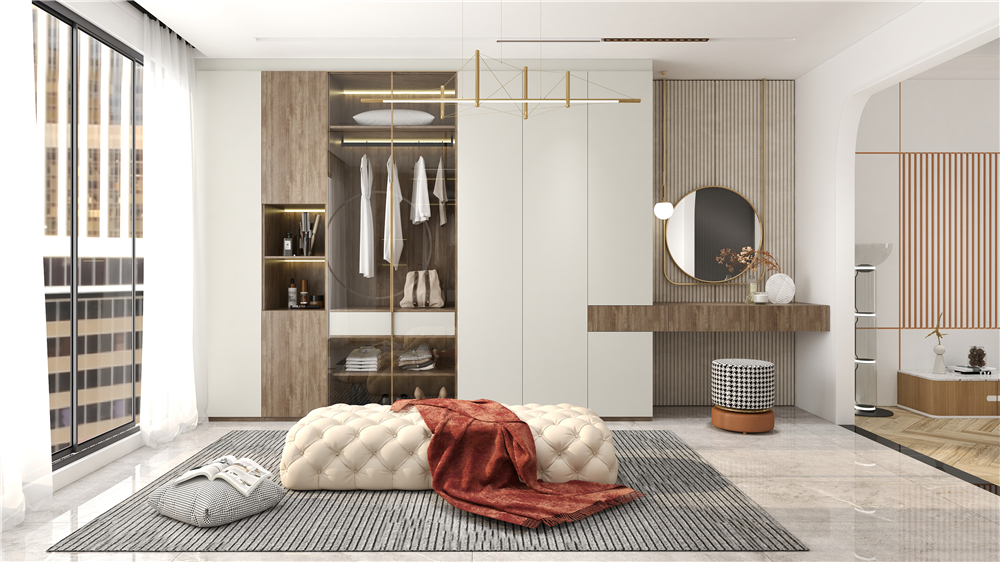 整體衣帽間要不要裝上房門(mén)？(圖2)