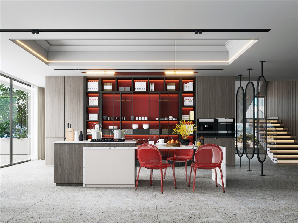 全屋定制廚房都有哪些家具?(圖1) 全屋定制廚房都有哪些家具?(圖1)